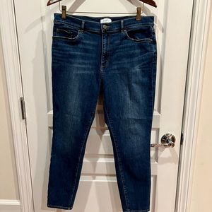Loft outlet skinny ankle jeans